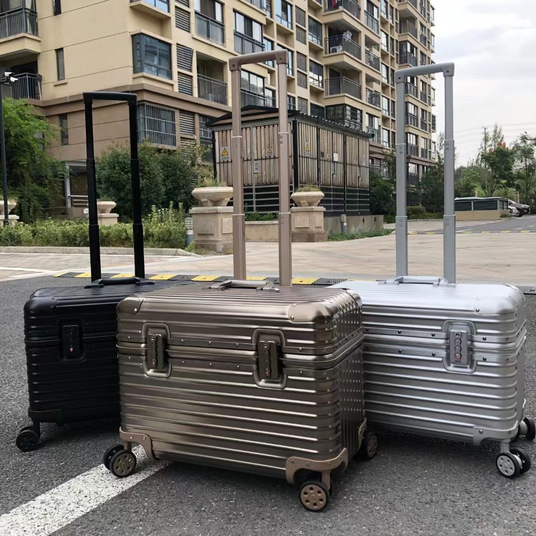 18-inčni visokokvalitetni aluminijski kovčeg za prtljagu s kombiniranom bravom, prijenosna torbica za poslovna putovanja